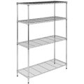 Safavieh Bravo 4 Tier Shelve- Chrome - 23.3 x 53.6 x 14 in. HAC2002A